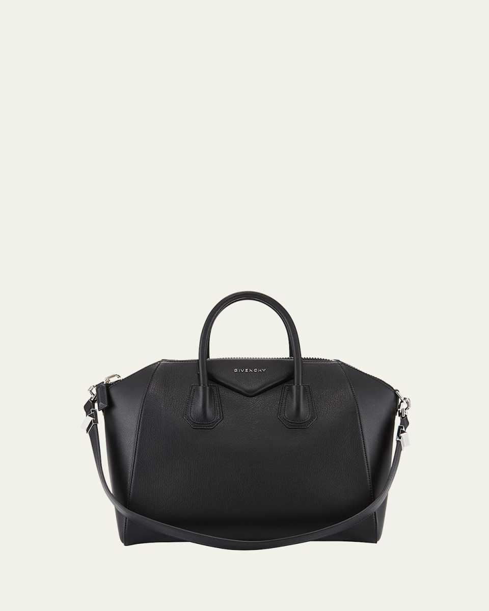 Antigona Medium Top Handle Bag in Grained Leather